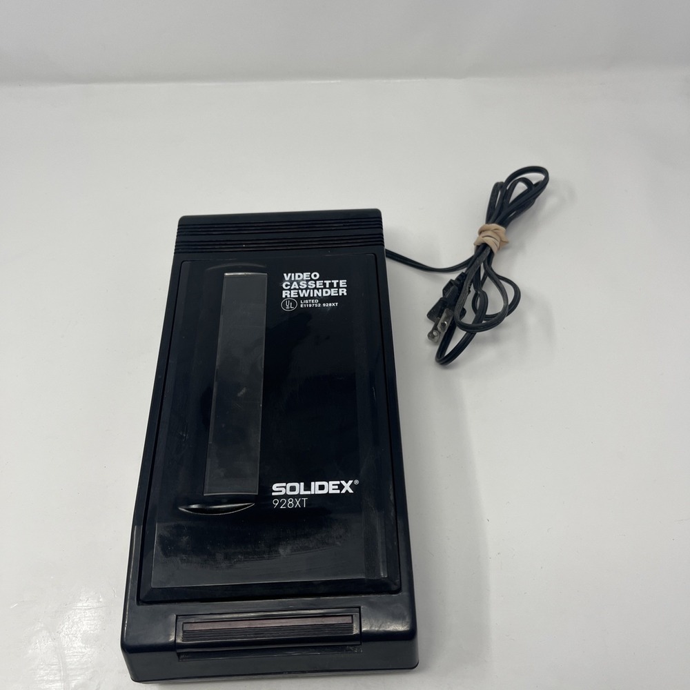 Solidex 928XT Tape Video Cassette Rewinder VHS Tested